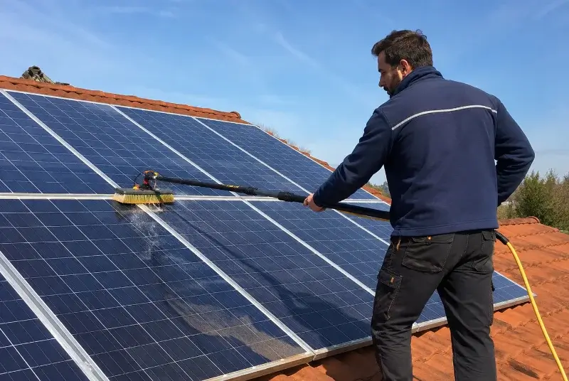 Nettoyage et entretien de panneaux solaires à Bras