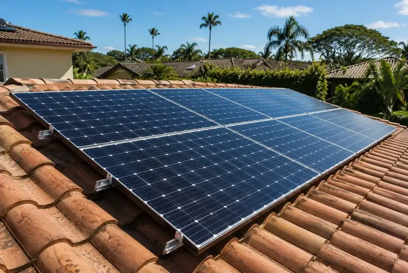 Installation de panneaux solaires à Bras